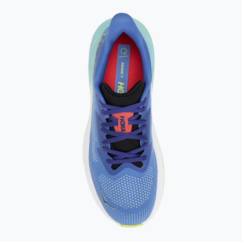 Vyriški bėgimo bateliai HOKA Arahi 7 virtual blue/cerise 5