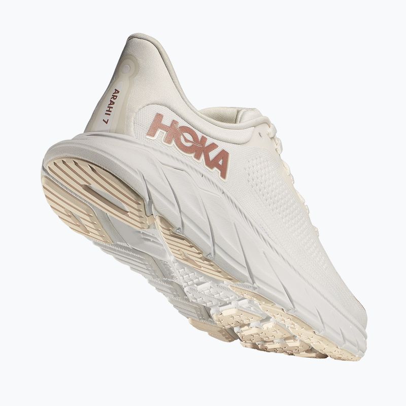 Moteriški bėgimo bateliai HOKA Arahi 7 blanc de blanc/rose gold 11