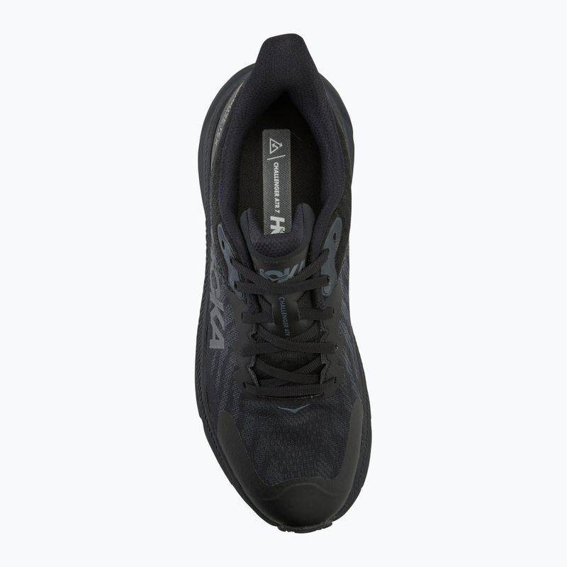 Vyriški bėgimo bateliai HOKA Challenger 7 GTX black/black 5