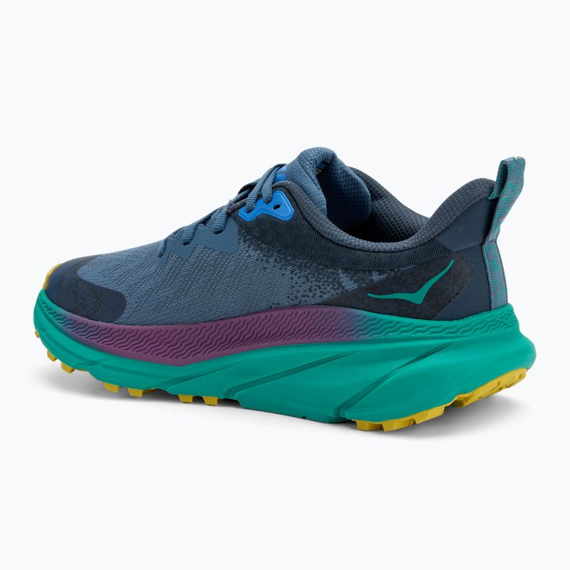 Moteriški bėgimo bateliai HOKA Challenger 7 GTX real teal/tech green 3