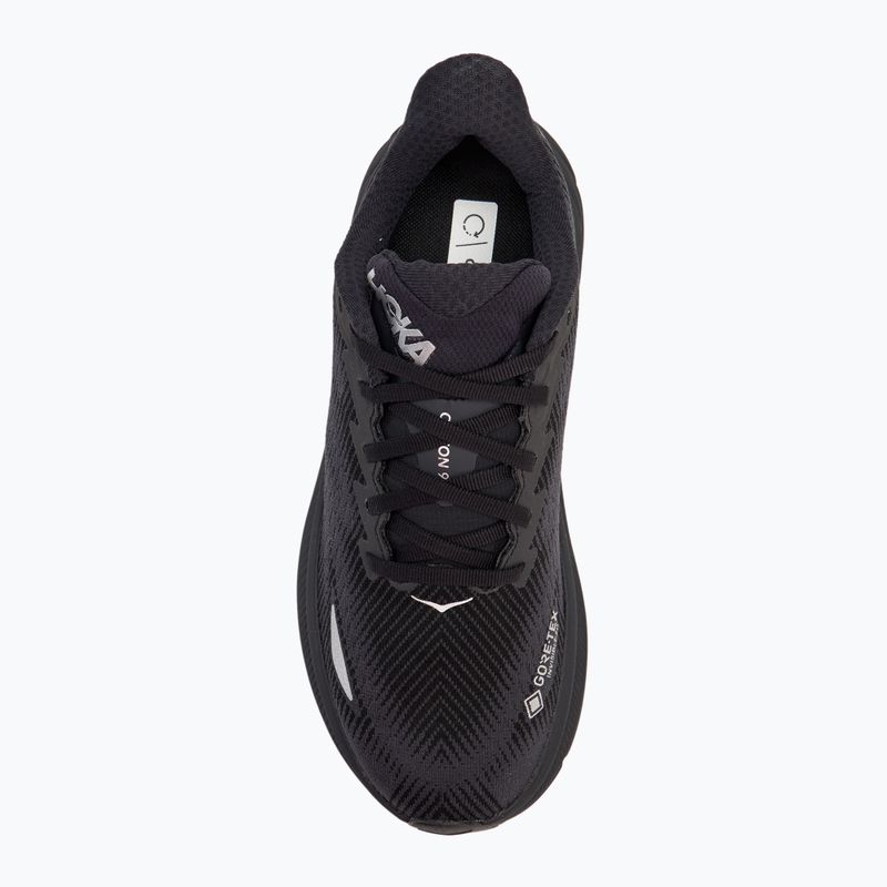 Vyriški bėgimo bateliai HOKA Clifton 9 GTX black/black 5