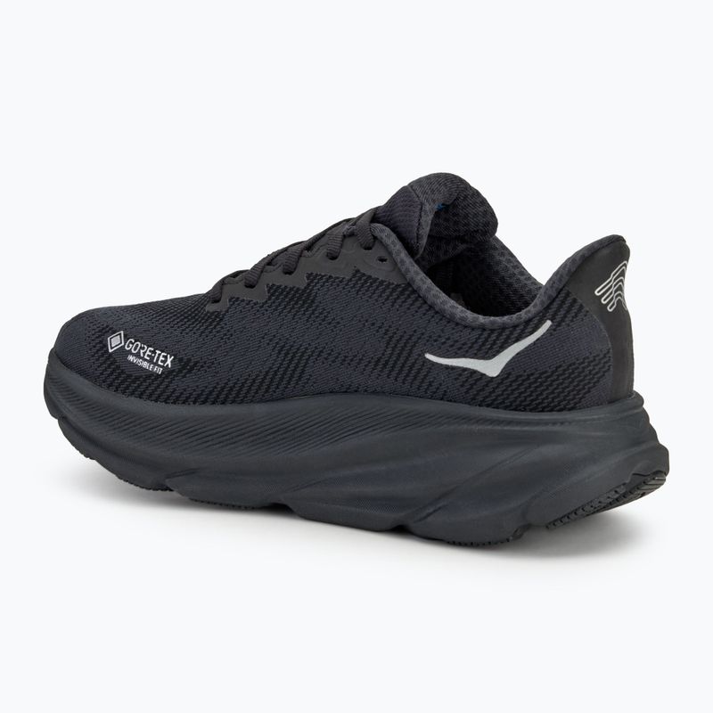 Moteriški bėgimo bateliai HOKA Clifton 9 GTX black/black 3