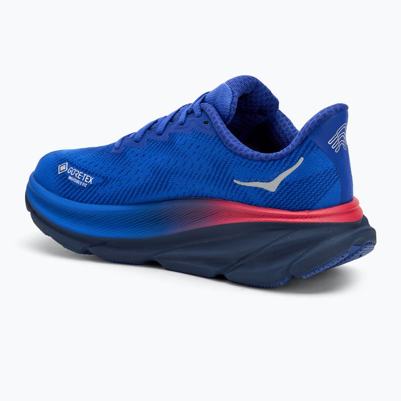 Moteriški bėgimo bateliai HOKA Clifton 9 GTX dazzling blue/evening sky 3