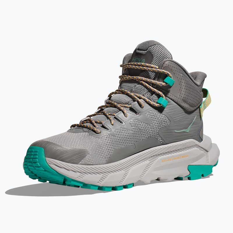 Vyriški žygio batai HOKA Trail Code GTX galactic grey/electric aqua 10