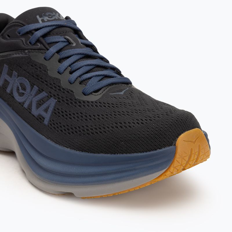 Vyriški bėgimo batai HOKA Bondi 8 black/ironore 7