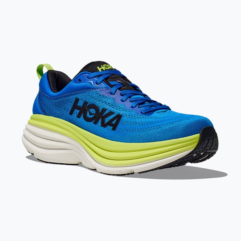 Vyriški bėgimo bateliai HOKA Bondi 8 electric cobalt/lettuce