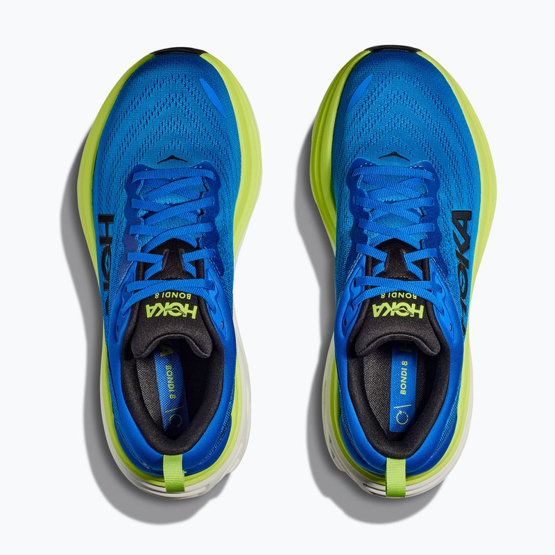 Vyriški bėgimo bateliai HOKA Bondi 8 electric cobalt/lettuce 8