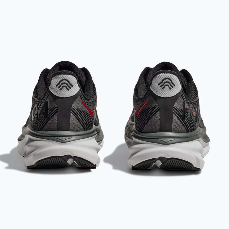 Vyriški bėgimo bateliai HOKA Clifton 9 black/outer orbit 6