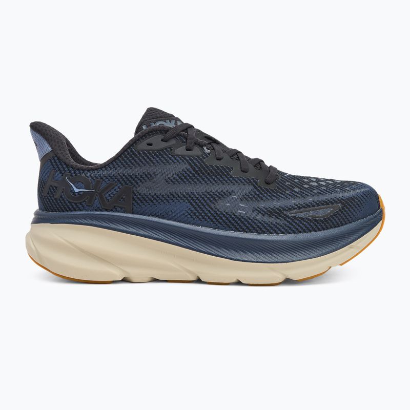 Vyriški bėgimo bateliai HOKA Clifton 9 black/varsity navy 2