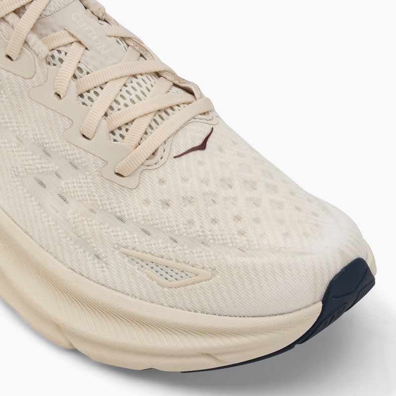 Vyriški bėgimo bateliai HOKA Clifton 9 oat milk/alabaster 7