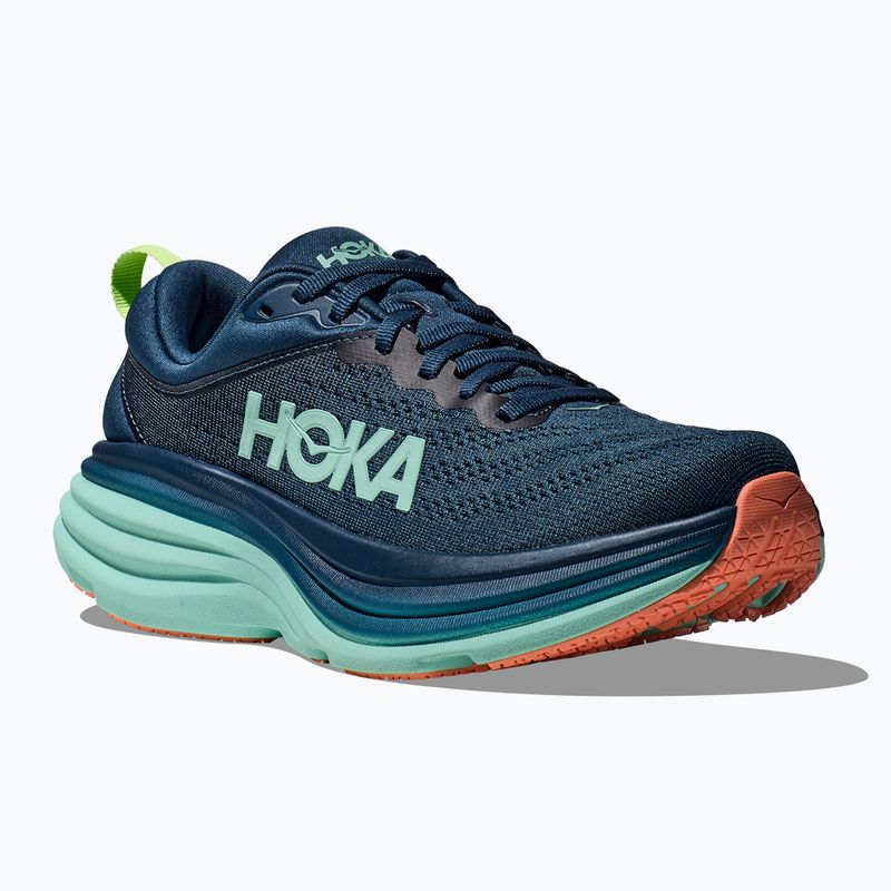 Moteriški bėgimo bateliai HOKA Bondi 8 midnight/seafoam 8