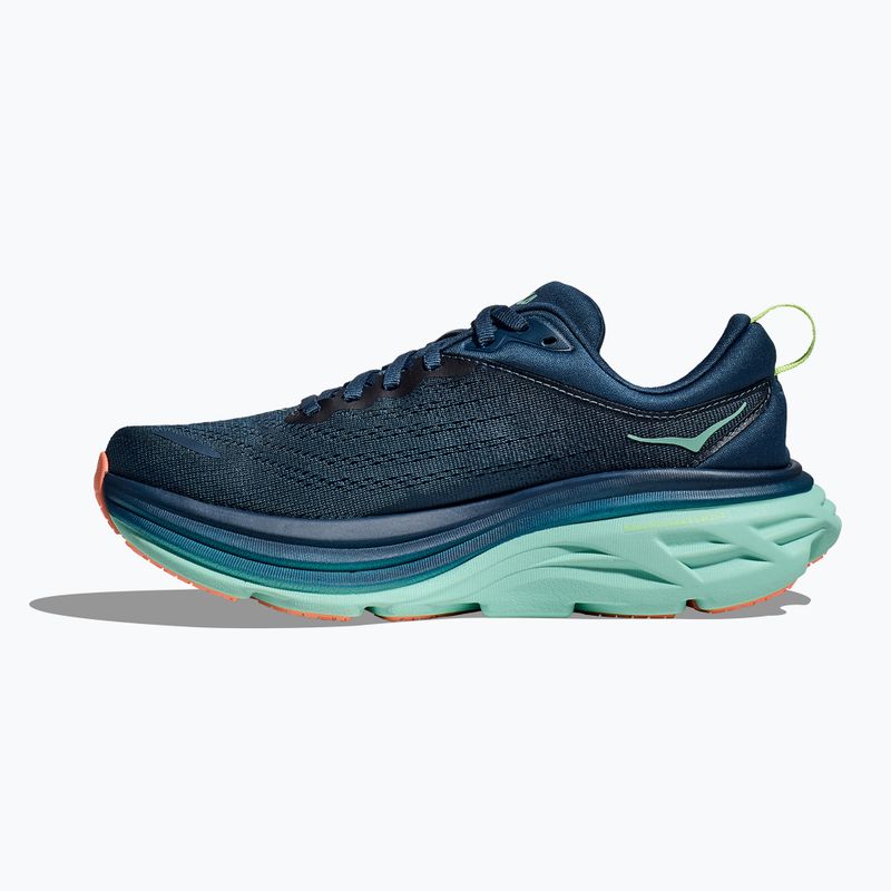 Moteriški bėgimo bateliai HOKA Bondi 8 midnight/seafoam 9