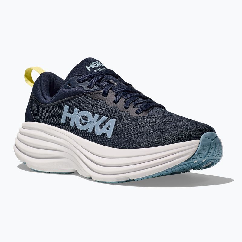 Moteriški bėgimo bateliai HOKA Bondi 8 varsity navy/white