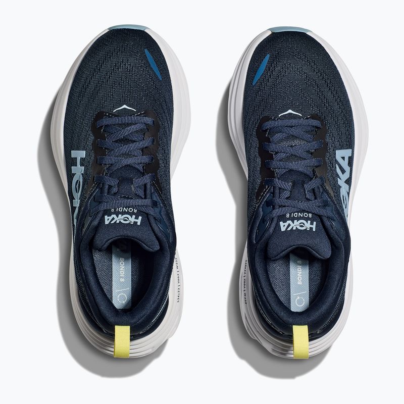 Moteriški bėgimo bateliai HOKA Bondi 8 varsity navy/white 8