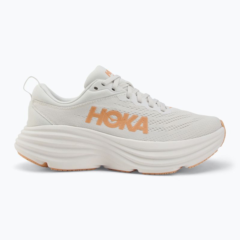 Moteriški bėgimo bateliai HOKA Bondi 8 white/cantaloupe 2