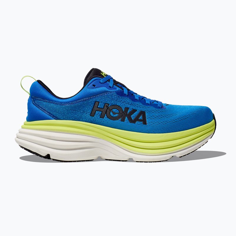 Vyriški bėgimo bateliai HOKA Bondi 8 Wide electric cobalt/lettuce 2