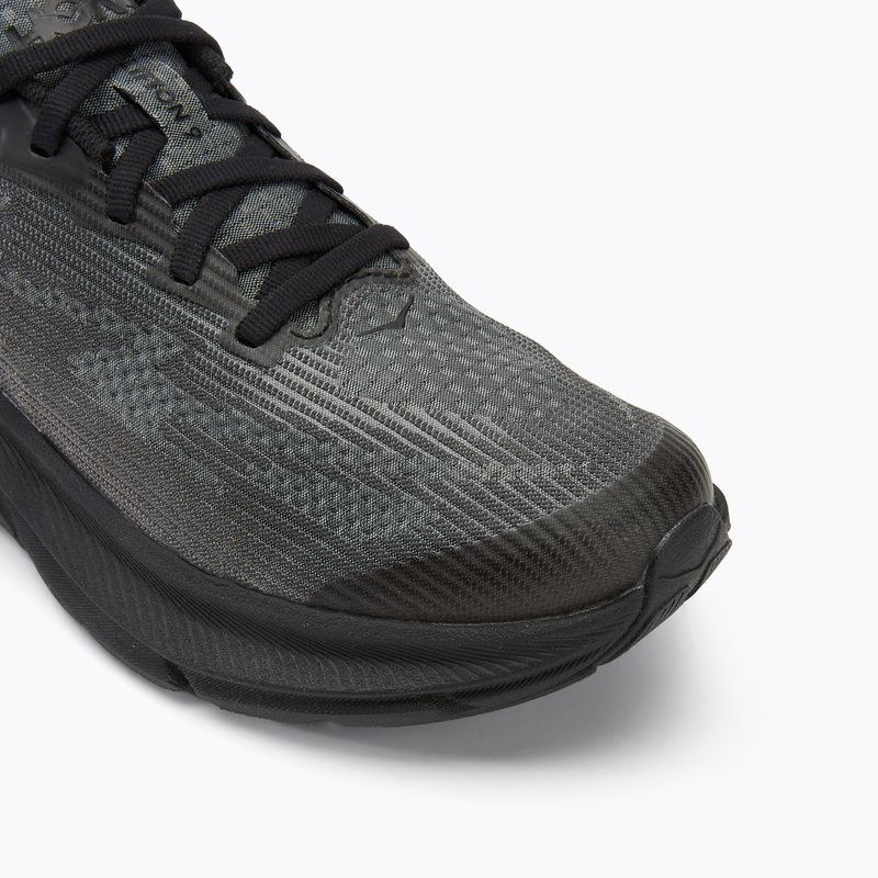 HOKA Clifton 9 black/carbon black vaikiški bėgimo bateliai 7