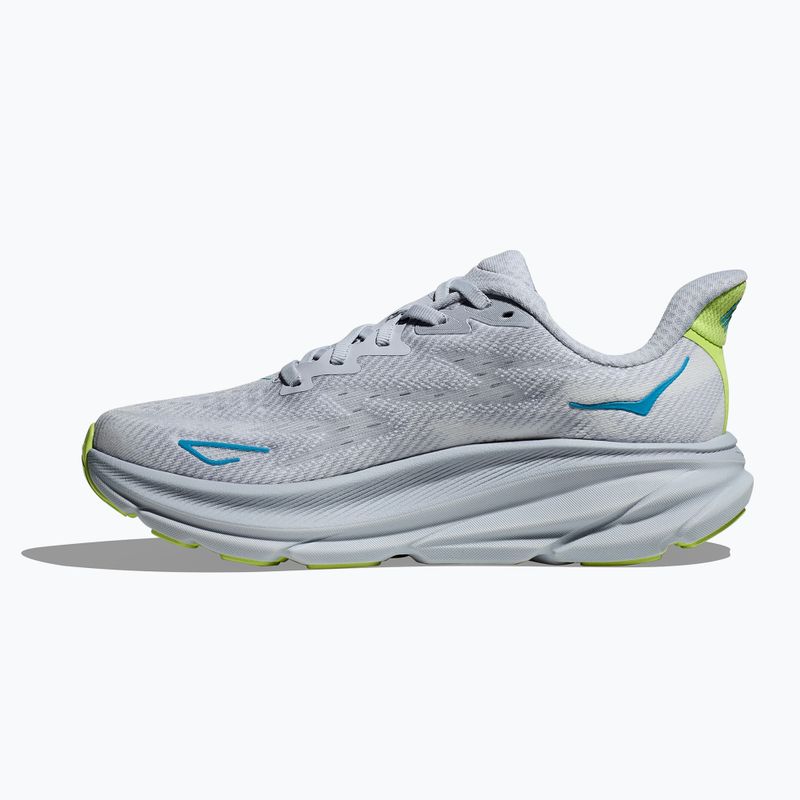 Moteriški bėgimo batai HOKA Clifton 9 Wide gull/sea ice 10