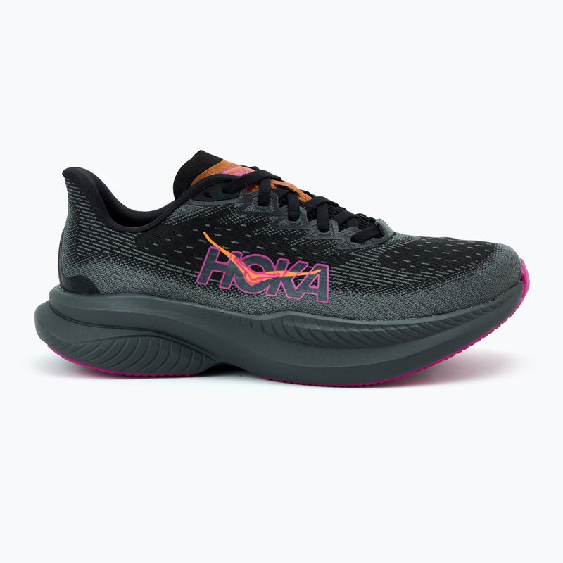 Moteriški bėgimo bateliai HOKA Mach 6 black/fuchsia 2