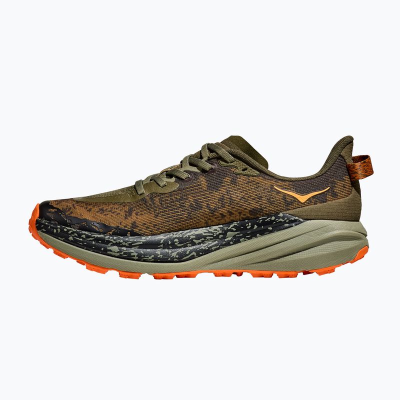 Vyriški bėgimo bateliai HOKA Speedgoat 6 Wide antique olive/squash 9