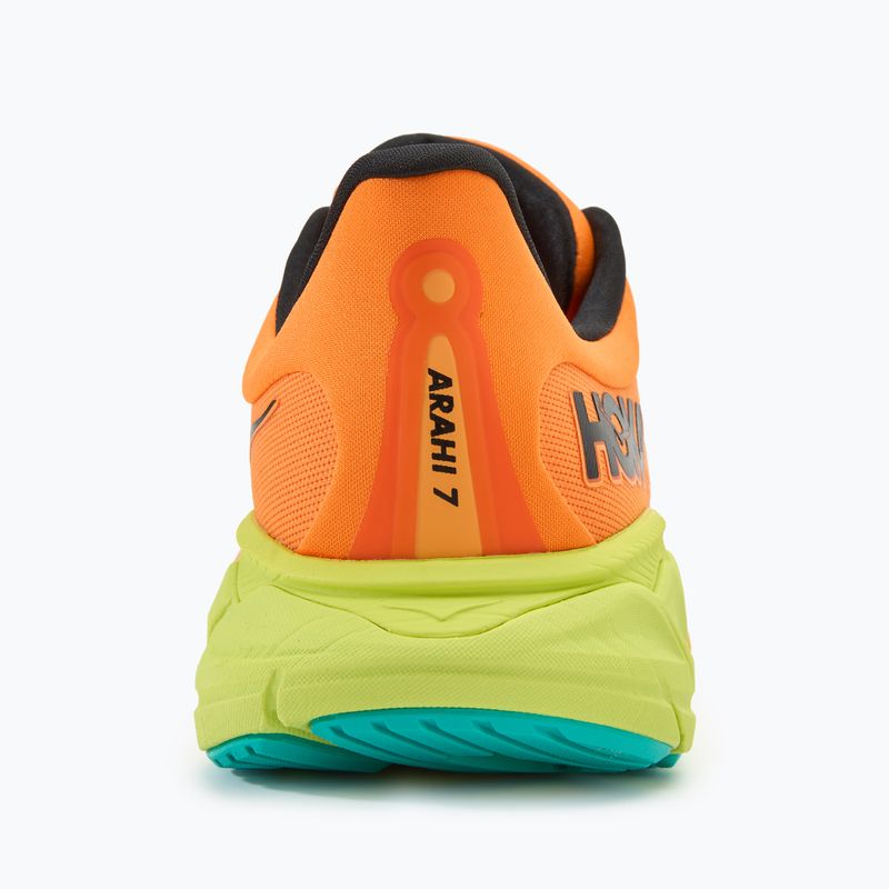 Vyriški bėgimo bateliai HOKA Arahi 7 electric tangerine/black 6