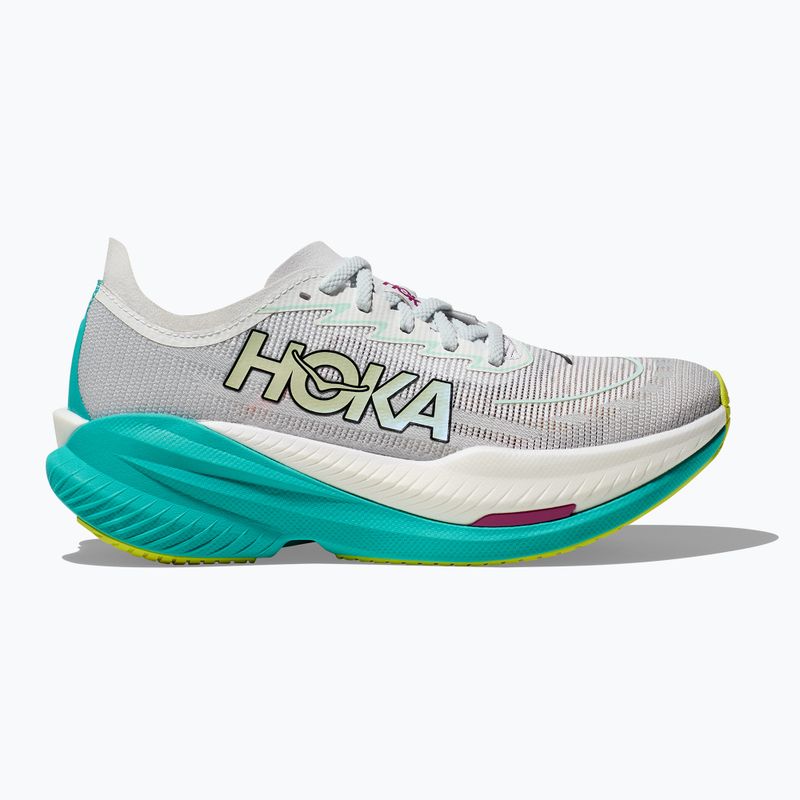 Moteriški bėgimo bateliai HOKA Mach X 2 frost/electric aqua 9