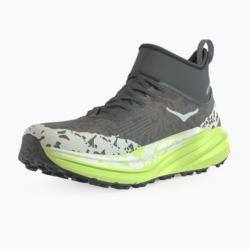 Vyriški bėgimo batai Hoka Speedgoat 6 MID GTX outer orbit/lettuce 12