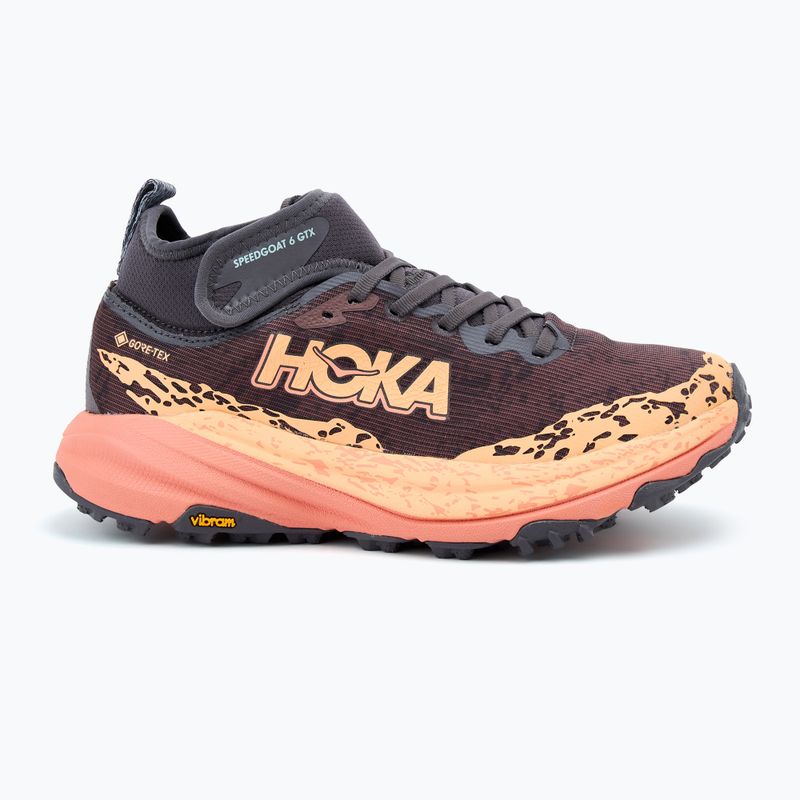 Moteriški bėgimo batai Hoka Speedgoat 6 MID GTX galaxy/guava 2