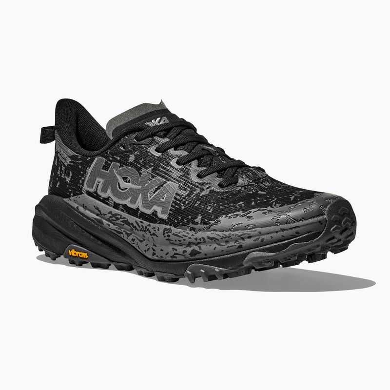 Moteriški bėgimo bateliai HOKA Speedgoat 6 GTX Wide juoda/alabastro spalvos