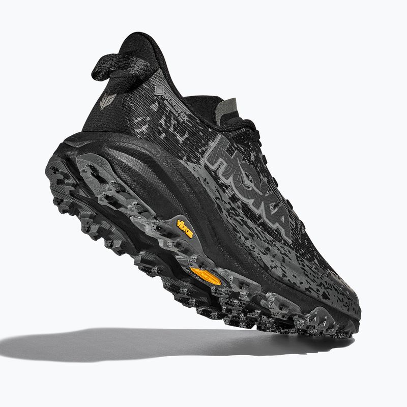 Moteriški bėgimo bateliai HOKA Speedgoat 6 GTX Wide juoda/alabastro spalvos 5