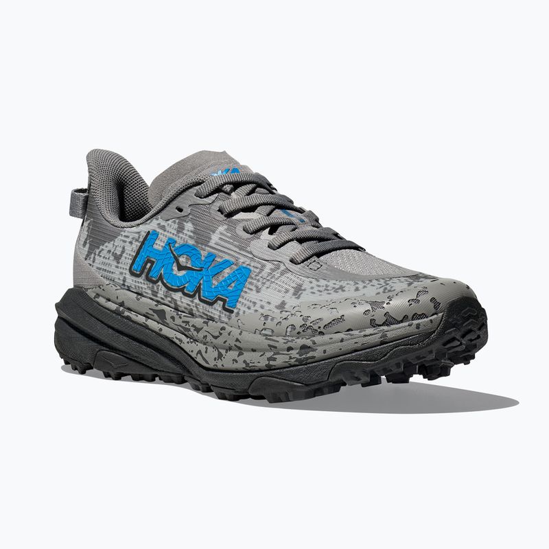 Vaikiški bėgimo batai HOKA Speedgoat 6 galactic grey/hoka blue
