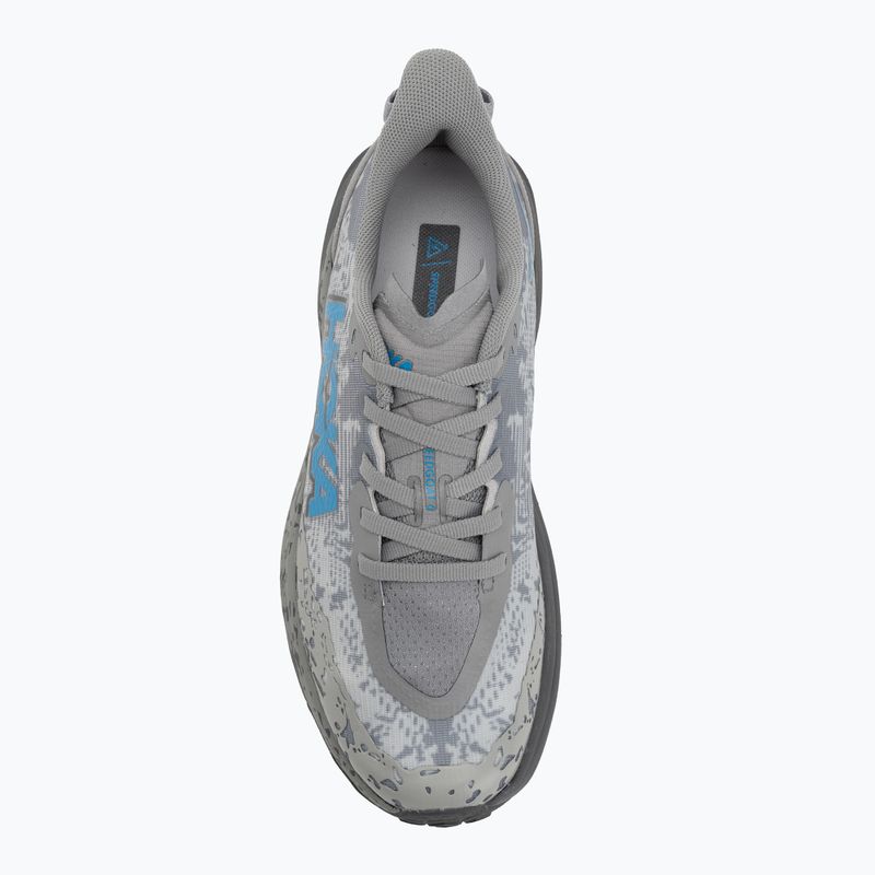 Vaikiški bėgimo batai HOKA Speedgoat 6 galactic grey/hoka blue 5