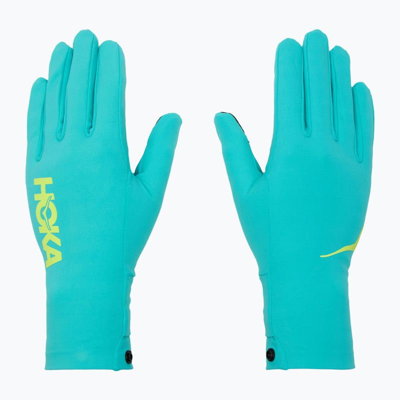 HOKA Airolite Run electric aqua bėgimo pirštinės 2