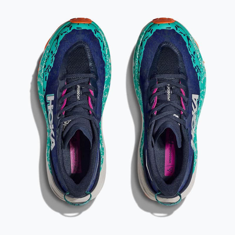 Moteriški bėgimo bateliai HOKA Speedgoat 6 varsity navy/meteor 12