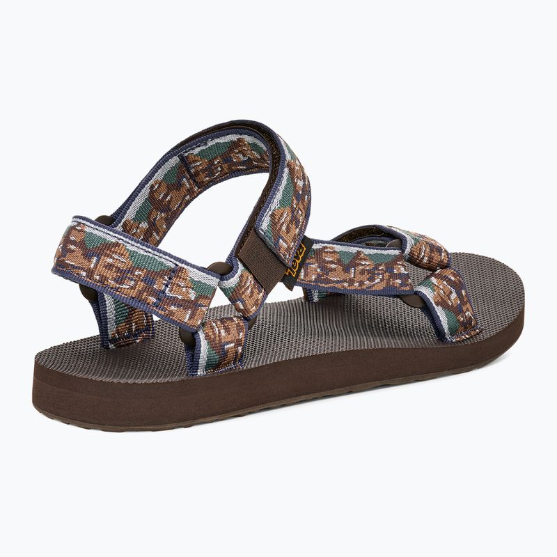 Vyriški sandalai Teva Original Universal desert mosaic/chocolate brown 4