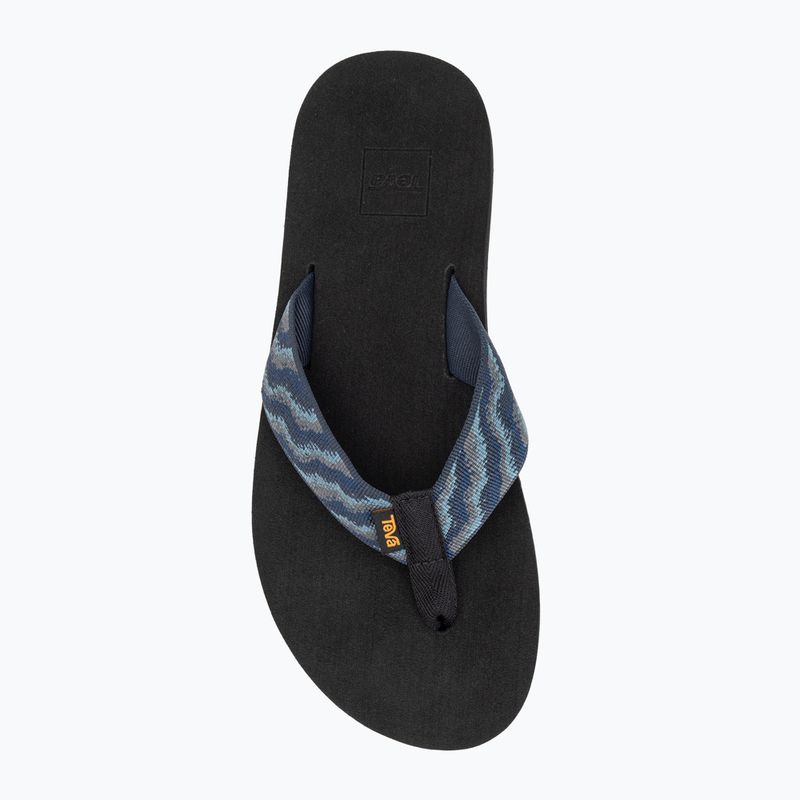 Vyriškos šlepetės per pirštą Teva Mush II neon wave/navy 5