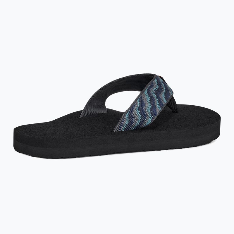 Vyriškos šlepetės per pirštą Teva Mush II neon wave/navy 4