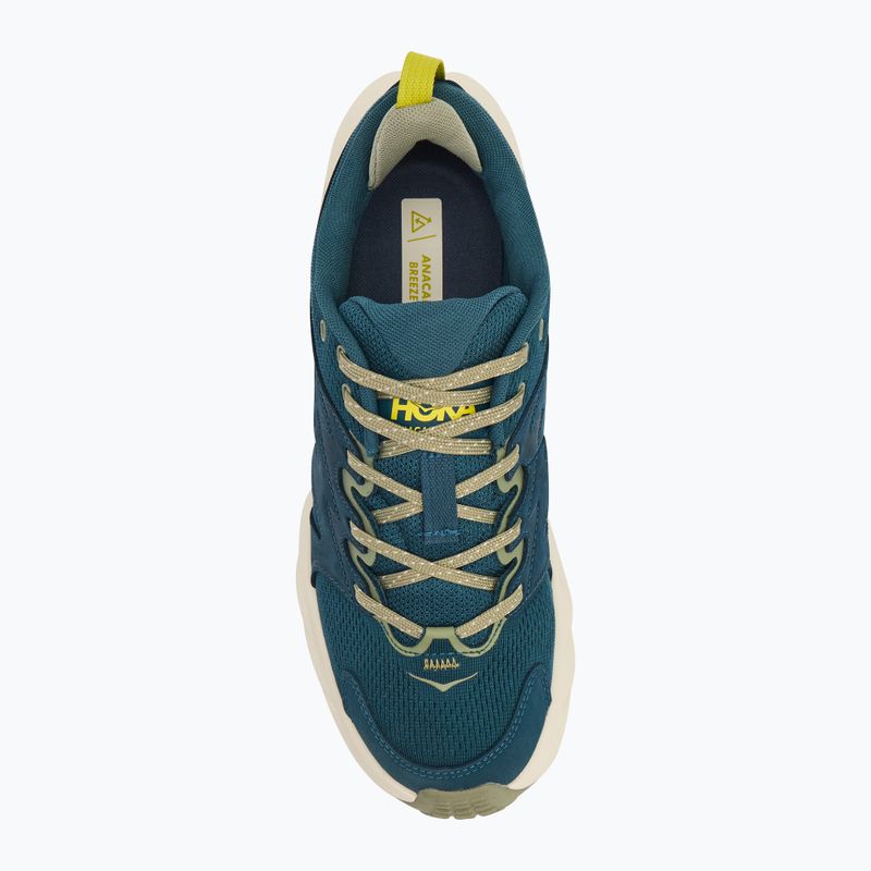 Vyriški turistiniai batai HOKA Anacapa Breeze Low blue twilight/oat milk 5
