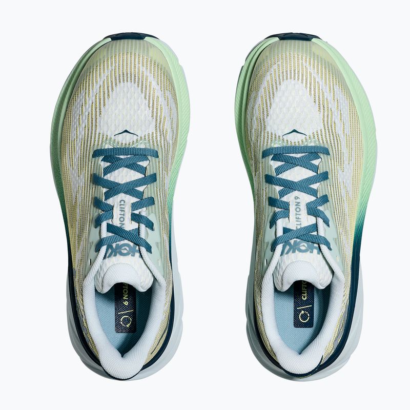 Vaikiški bėgimo batai HOKA Clifton 9 droplet/blue twilight 8
