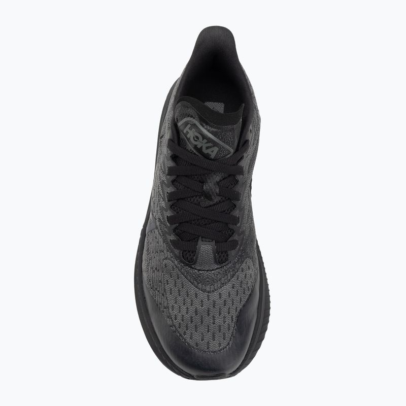 Vaikiški bėgimo batai HOKA Mach 6 black/black 5