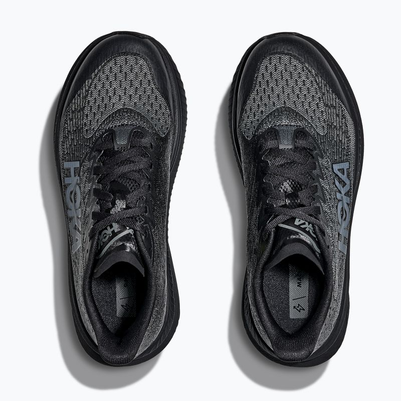 Vaikiški bėgimo batai HOKA Mach 6 black/black 14