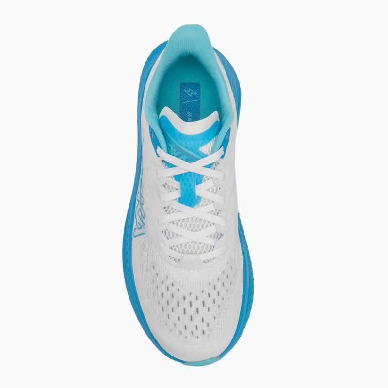 Vyriški bėgimo batai HOKA Mach 6 white/skyward blue 5