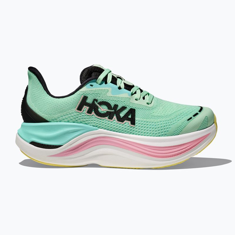 Moteriški bėgimo batai HOKA Skyward X mint fluorite/blue spark 9