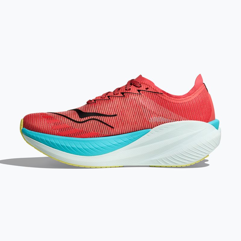 Moteriški bėgimo batai HOKA Mach X 2 grapefruit/electric coral 11