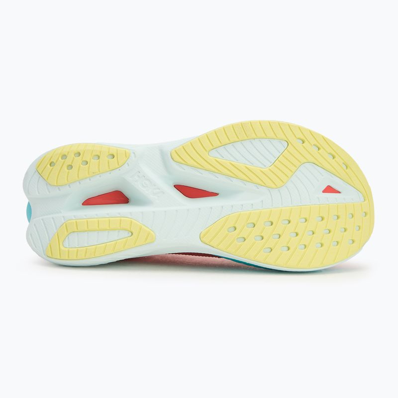 Moteriški bėgimo batai HOKA Mach X 2 grapefruit/electric coral 5