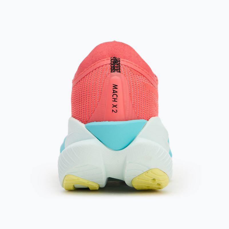 Moteriški bėgimo batai HOKA Mach X 2 grapefruit/electric coral 7