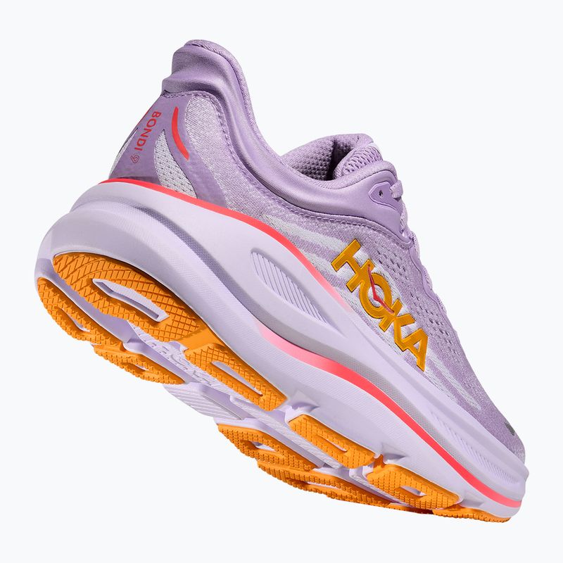 Moteriški bėgimo batai HOKA Bondi 9 aster flower/starlight glow 4