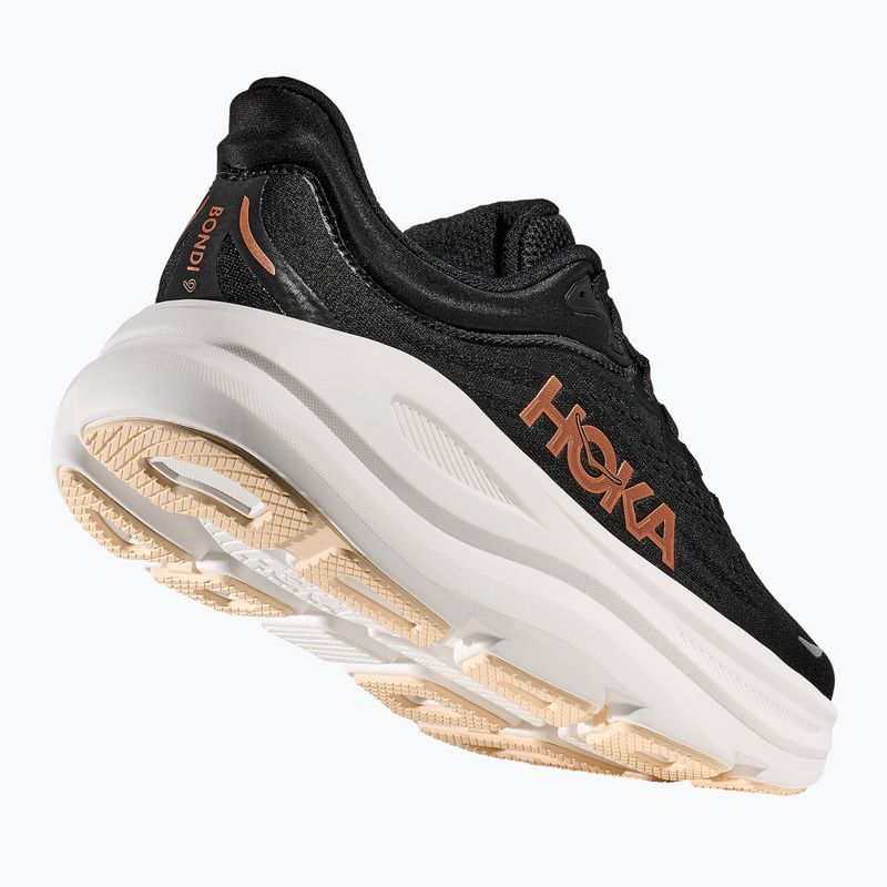 Moteriški bėgimo batai HOKA Bondi 9 black/rose gold 4