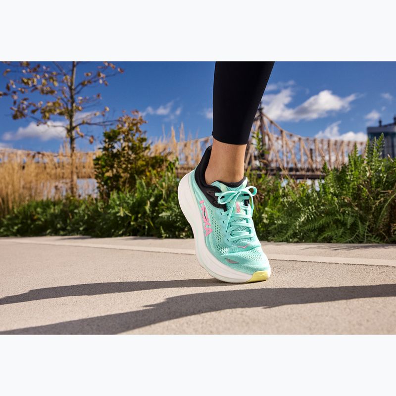 Moteriški bėgimo batai HOKA Bondi 9 blue spark/mint fluorite 11