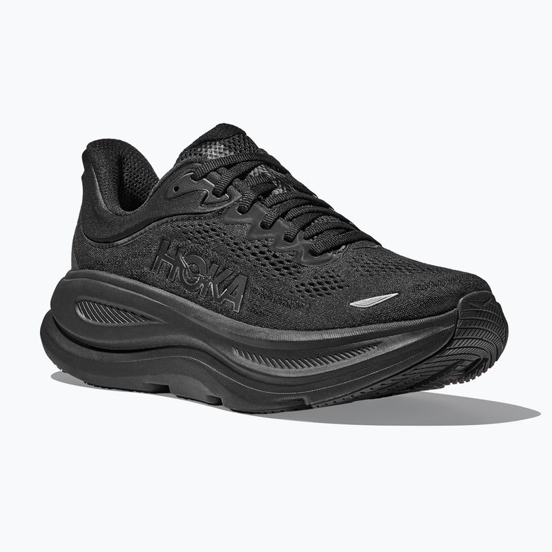 Moteriški bėgimo batai HOKA Bondi 9 Wide black/black